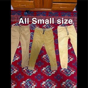 Small Hollister and American eagle joggers